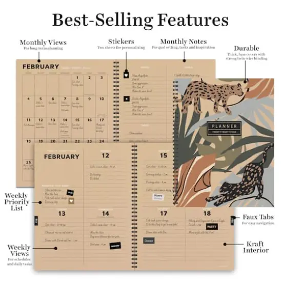 TF Publishing 2024 In the Jungle Large Planner {6}