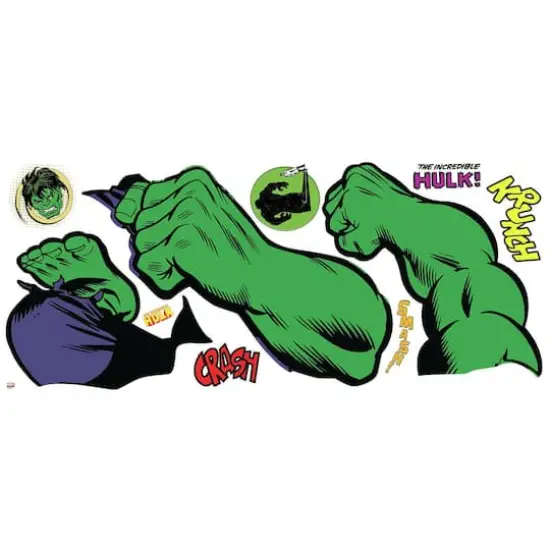 RoomMates Classic Hulk Comic Peel & Stick Giant Decals {4}
