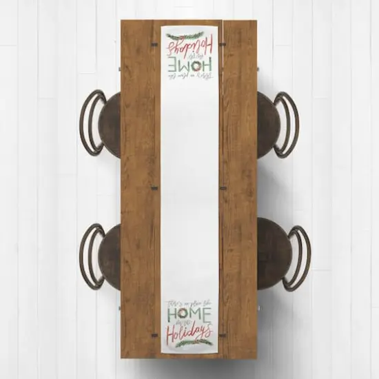 Home for the Holidays 16" x 90" Cotton Twill Runner {3}