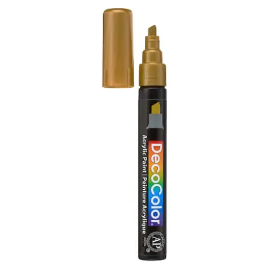 DecoColor&trade; Chisel Tip Acrylic Paint Marker Gold {5}