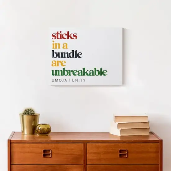 Sticks In A Bundle Canvas Wall Art {5}
