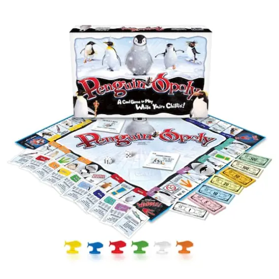 Late For The Sky Penguin-Opoly&trade; Board Game {6}