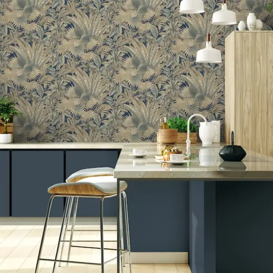 Tommy Bahama&reg; Bahamian Breeze Peel & Stick Wallpaper Denim {6}