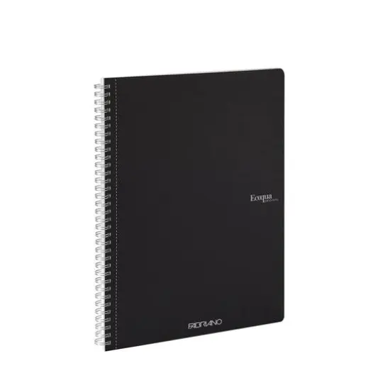 Fabriano&reg; EcoQua Spiral Bound Notebook Black {8}