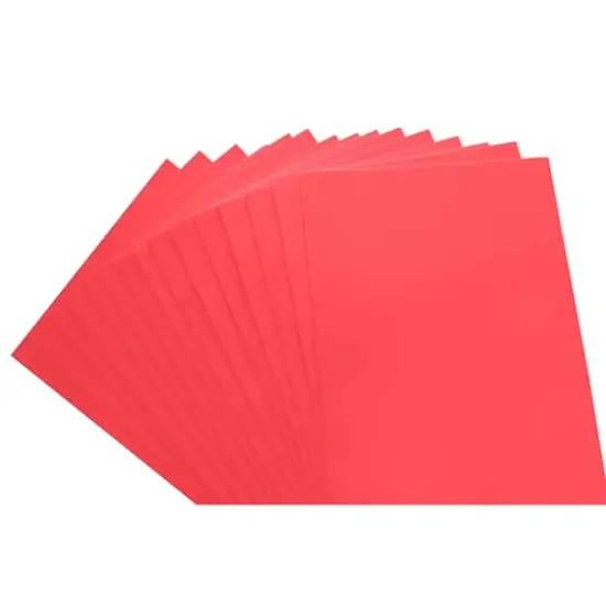Essentials by Leisure Arts 9" x 12" Foam Sheets, 15ct. Red {4}