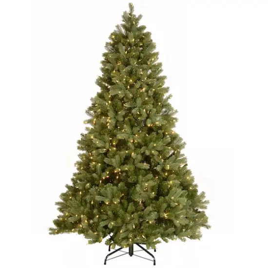 7.5ft. Pre-Lit Downswept Douglas&reg; Fir Tree, Dual Color LED Lights {1}