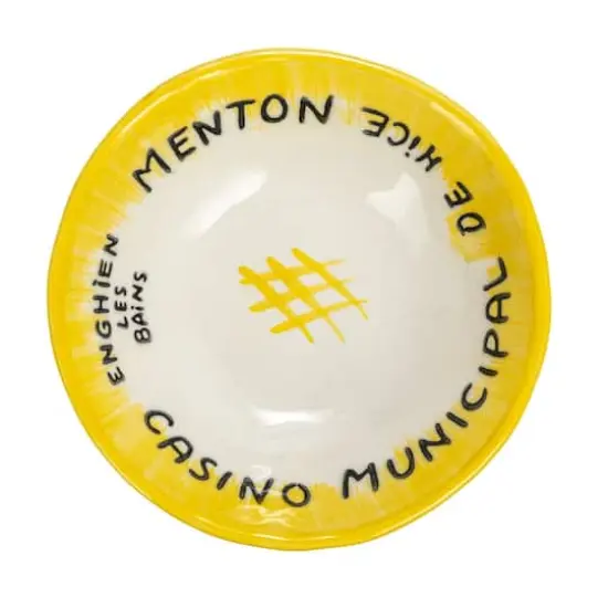 Hello Honey&reg; 4.5" French Casino Themed Stoneware Bowl Set {6}