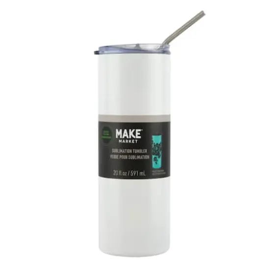 20oz. Glow-in-the-Dark Sublimation Tumbler by Make Market&reg; {4}