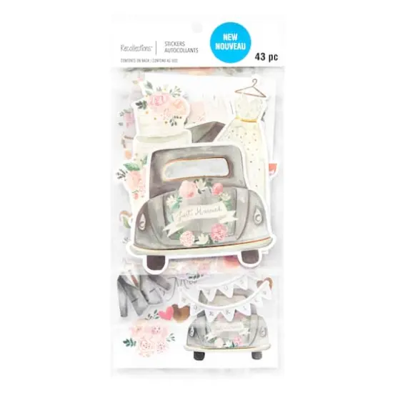 Watercolor Wedding Stickers by Recollections&trade; {1}