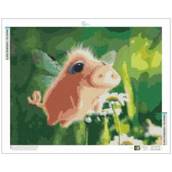 Sparkly Selections Piglet Fairy Diamond Art Kit, Square Diamonds {3}