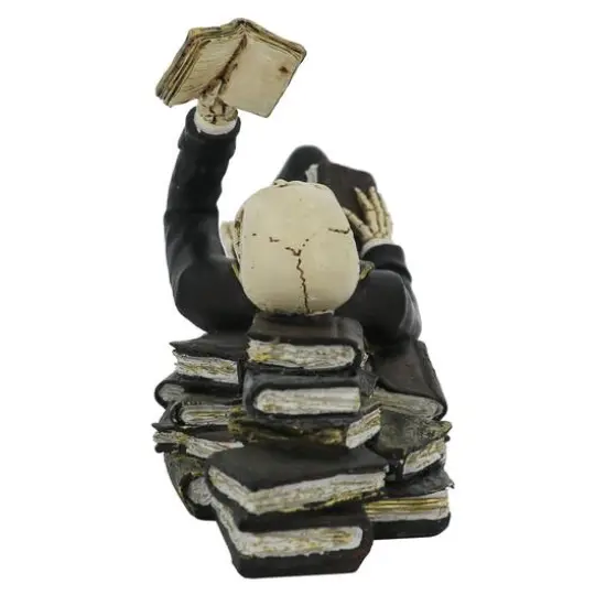 8" Lying Skeleton with Book Tabletop D&eacute;cor by Ashland&reg; {5}