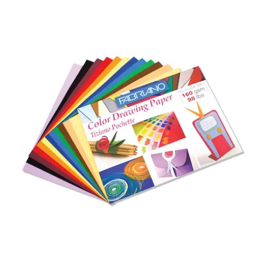 Fabriano&reg; Tiziano Pochette Color Drawing Paper, 9" x 12" {1}