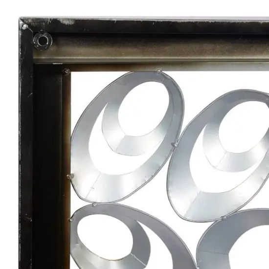 48" Gold & Silver Contemporary Abstract Metal Wall D&eacute;cor {5}
