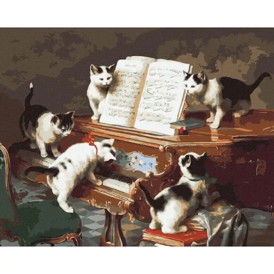 Ideyka Music Pause Painting by Numbers Kit {1}