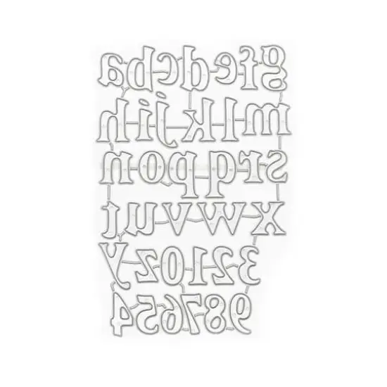 Alphabet & Number Cutting Die by Recollections&trade; {1}