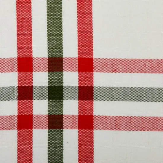 DII® 72" Jolly Tree Collection Nutcracker Plaid Table Runner {4}