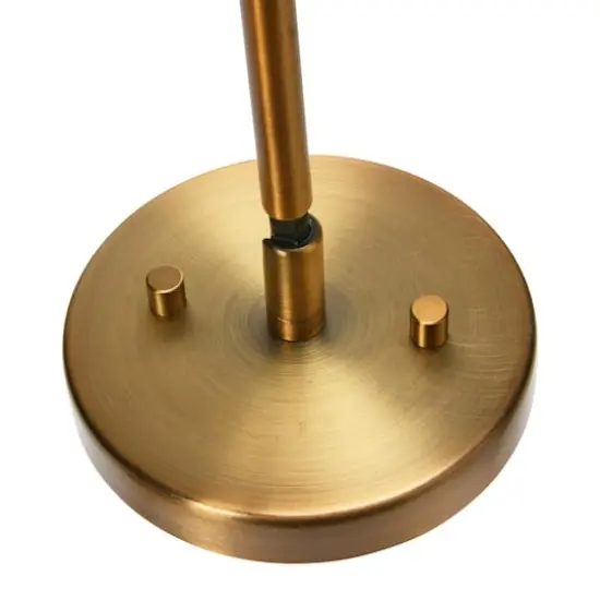 Hello Honey® Robert Stevenson Lighting Alston Brushed Bronze Glass & Metal Ceiling Light {8}