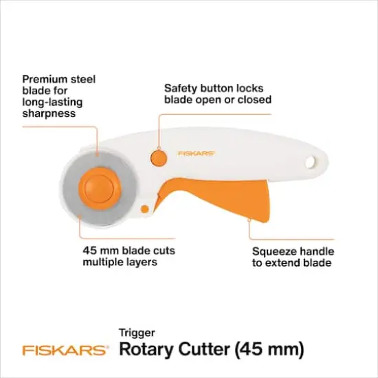 Fiskars&reg; 45mm Trigger Rotary Cutter {4}