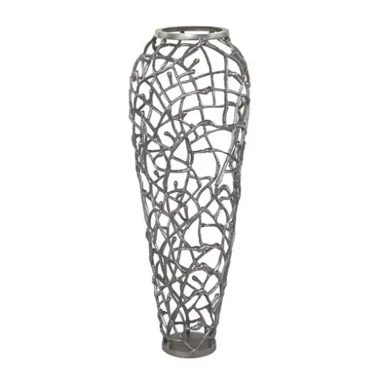 Gold Contemporary Vase, 12" x 12" x 33" {6}