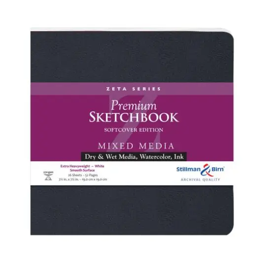 Stillman & Birn&reg; Zeta Series White Softcover Mixed Media Sketchbook {1}