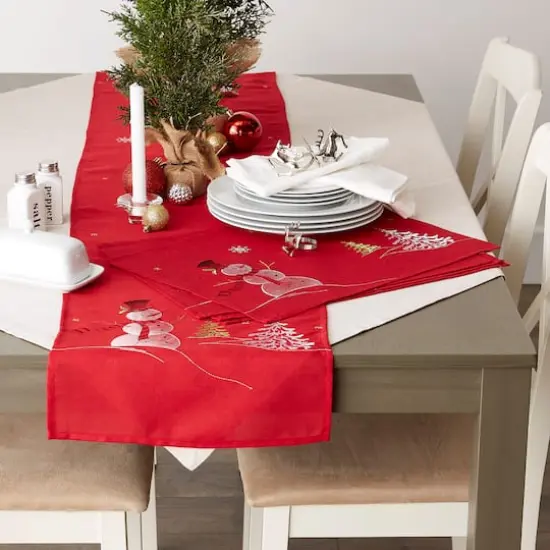 DII&reg; Embroidered Snowman Placemats, 4ct. {6}