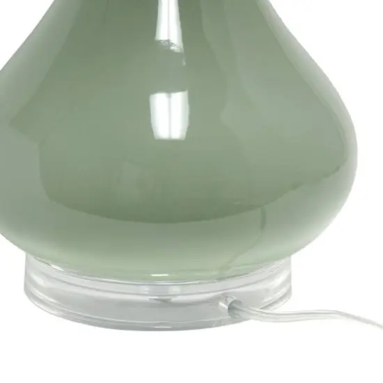 Lalia Home Classix Ceramic Droplet Table Lamp Sage Green {7}