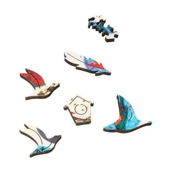 Wooden Jigsaw Puzzle - Birds: 402 Pcs {7}