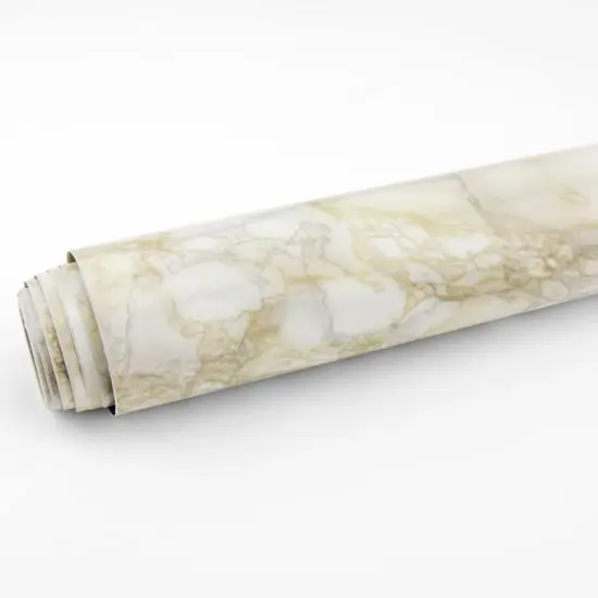 Fablon Carrara Light Beige Adhesive Film, 2ct. {3}