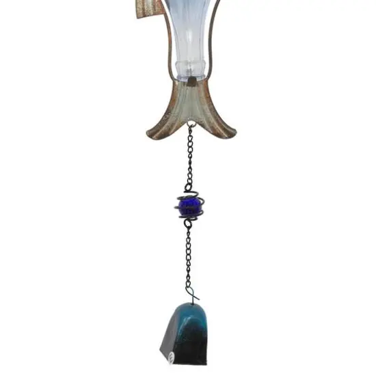 2.6ft. Multicolored Metal Coastal Windchime Set {4}