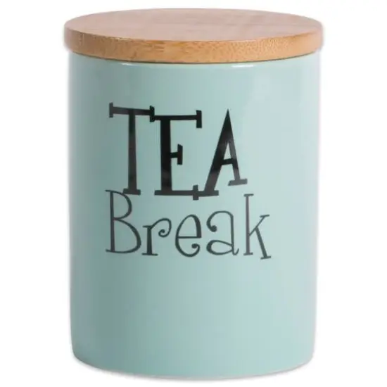 DII&reg; Coffee, Sugar & Tea Ceramic Canister Set Aqua {7}