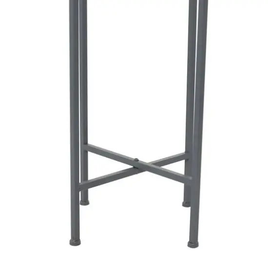 Grey Modern Planter, 13" x 13" x 42" {6}