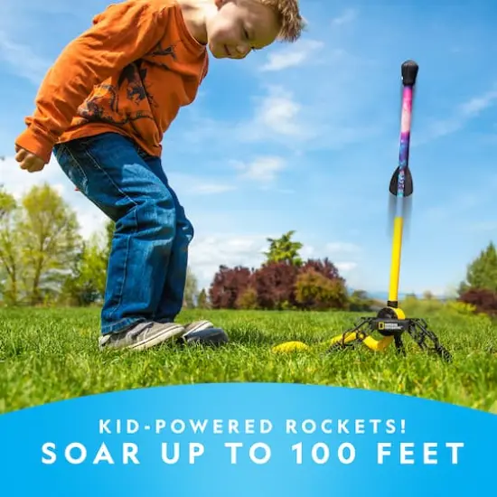 National Geographic&trade; Light-Up Air Rockets Activity Set {4}