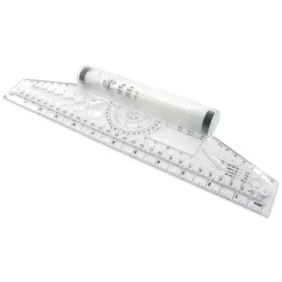C-Thru&reg; 12" Rolling Ruler {1}