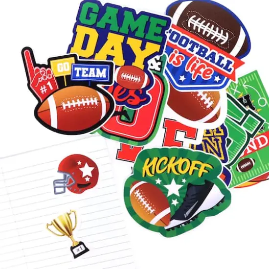 Football Vinyl Die Cut Stickers by Recollections&trade; {3}