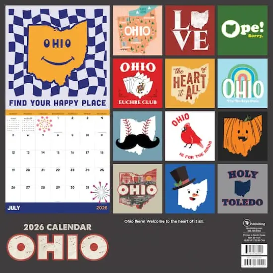 2026 Home: Ohio Wall Calendar {6}