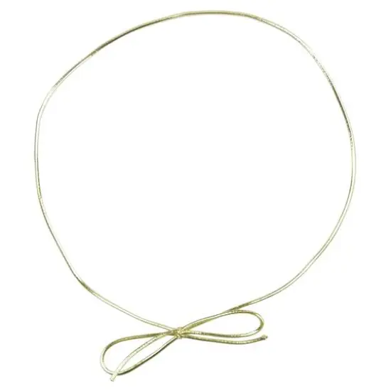 JAM Paper Metallic Elastic Loop, 50ct. Gold {4}