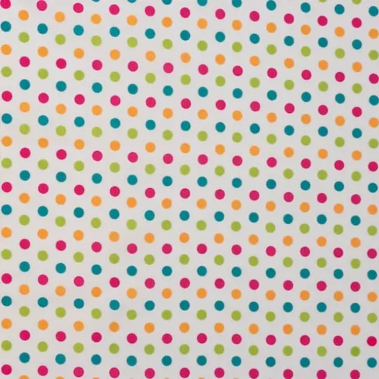 SINGER Spring Floral Dots Cotton Fabric {1}