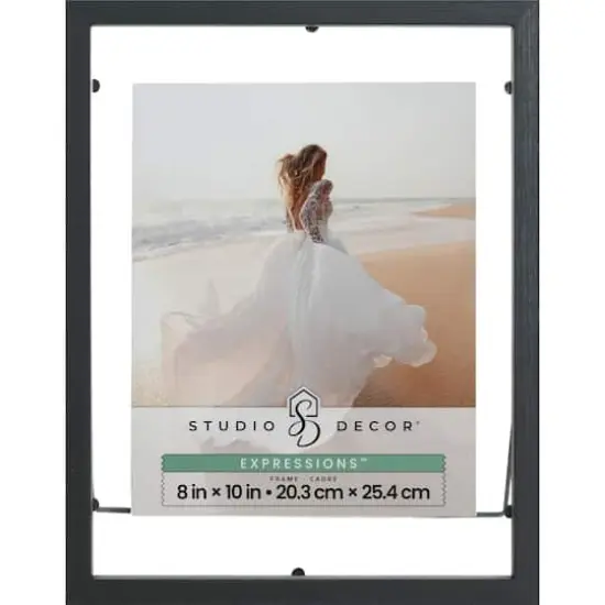 Expressions&trade; 8" x 10" Float Frame by Studio D&eacute;cor&reg; Black {1}