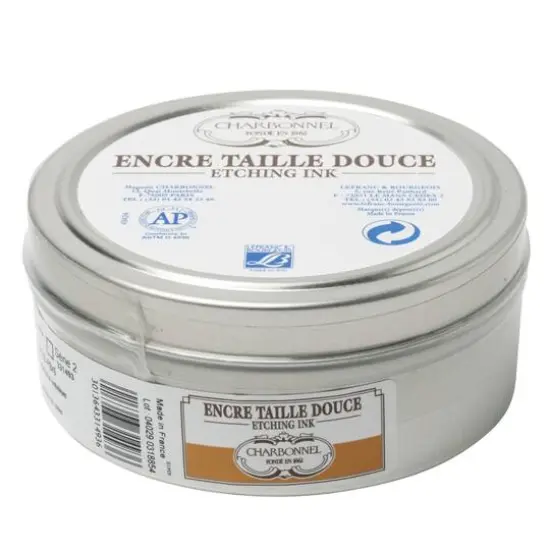 Charbonnel Etching Ink, 200mL Raw Sienna {1}