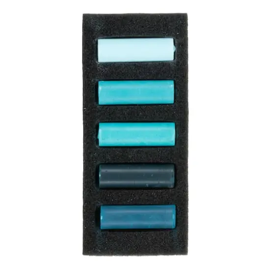 Rembrandt 5 Color Cool Greens Half Stick Soft Pastel Set {3}