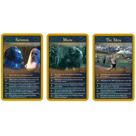 Top Trumps Lord of the Rings Quiz {6}
