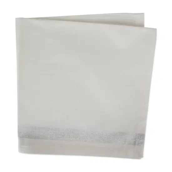 DII&reg; Silver Sparkle Stripe Napkins, 6ct. {9}