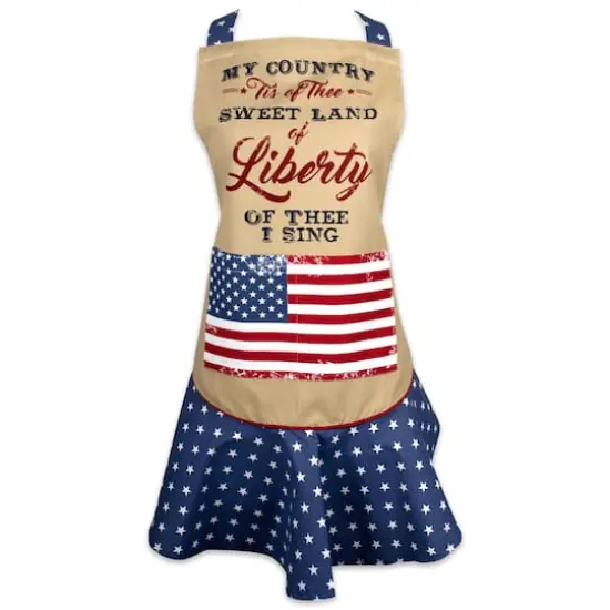 DII&reg; Stars & Stripes Sweet Liberty Ruffle Apron {1}