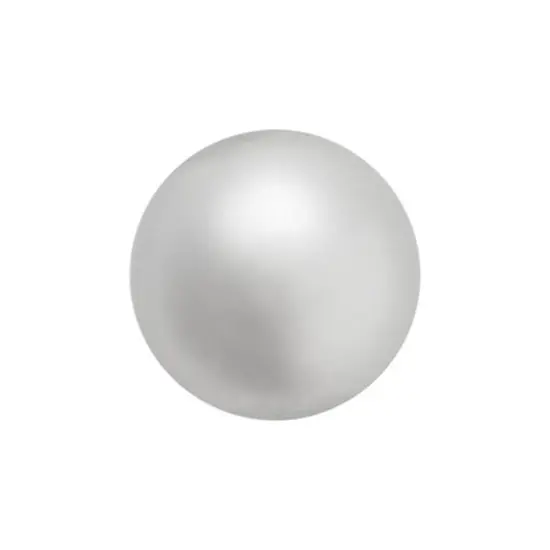 Preciosa Maxima 6mm Glass Nacre Pearls, 40ct. Light Grey {1}