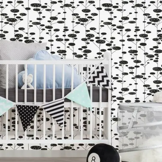 RoomMates Retro Trees Peel & Stick Wallpaper {6}