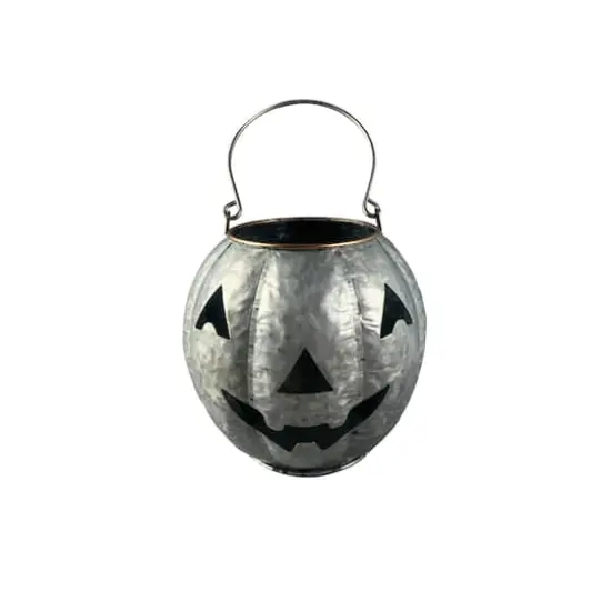 8.5" Jack-o-Lantern Candle Holder by Ashland&reg; Silver {1}