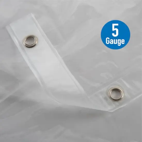 Bath Bliss Splash Guard Shower Liner Clear {7}