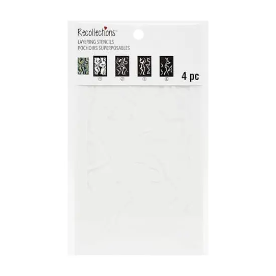 4" x 6" Marble Print Layering Stencil Set by Recollections™ {1}
