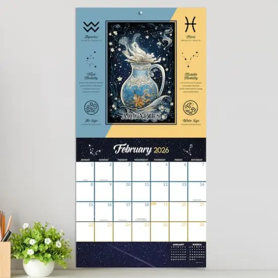 2026 Astrology Wall Calendar {4}