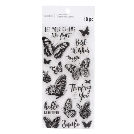 Butterfly Clear Stamps by Recollections&trade; {1}